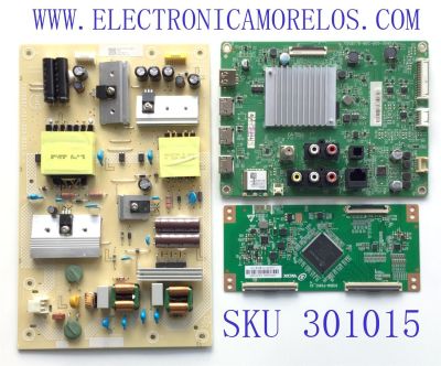 KIT DE TARJETAS PARA TV VIZIO / MAIN XLCB02K049 / 715GB778-MOC-B00-004Y / XLCB02K04902DX/KQ3KAGC / T-CON CC500PV7D / DCBDM-P280C_02 / FUENTE ADTVK1811ABL / 715GB897-P01-000-003S / PANEL TPT500WR-PV7D.Q REV:S2M / DISPLAY CC500PV7D VER.01 / MODELO M50Q6-J01